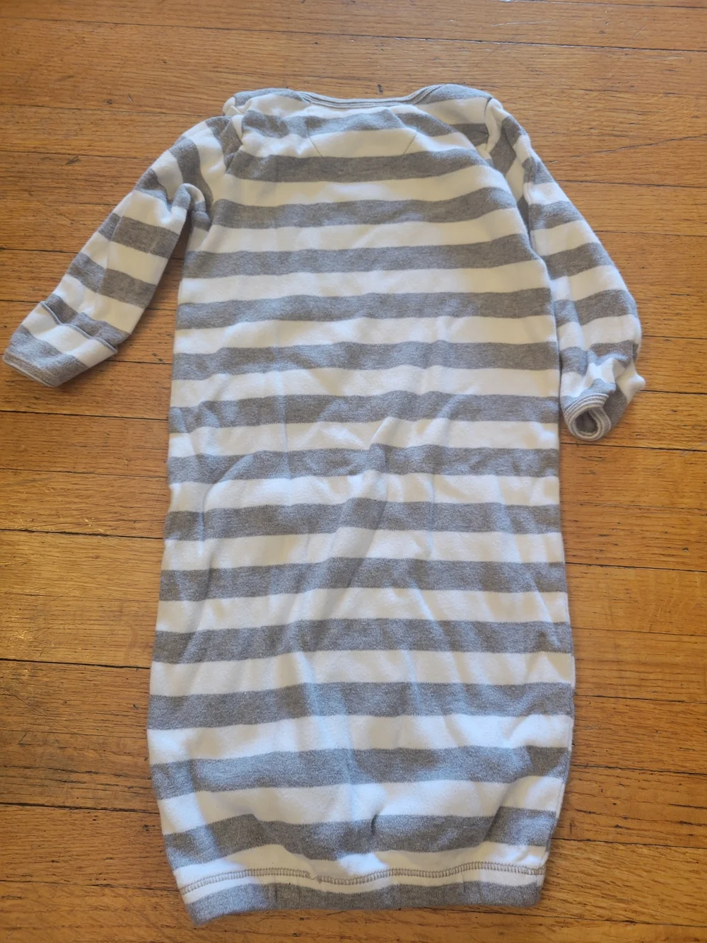 100% Organic Cotton Neutral Gray & White Baby 5- Pc Sleeper Set